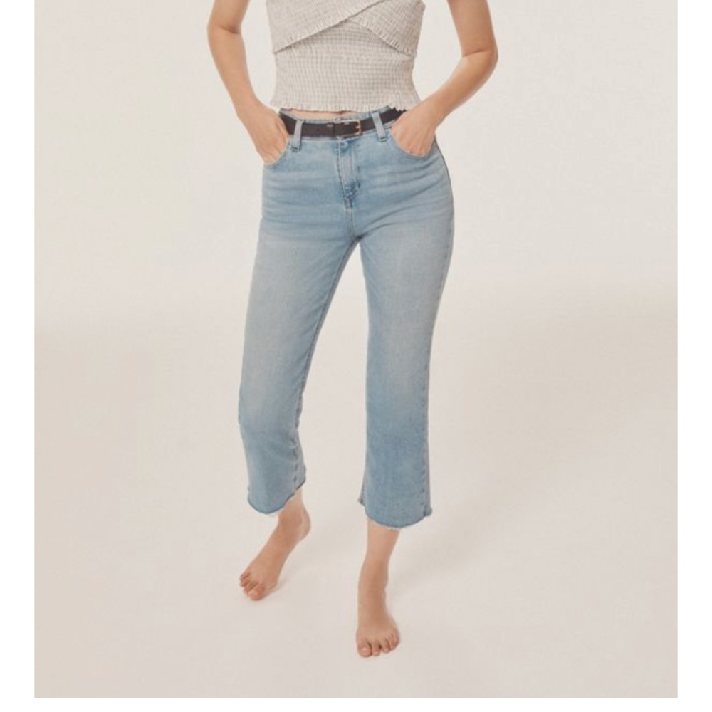 BDG High Rise Cropped Kick Flare Jeans Size 26